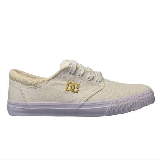 Tenis DC Shoes Plaza Lite Masculino - Off White Menor preço em Tenis DC Shoes Plaza Lite Masculino - Off White