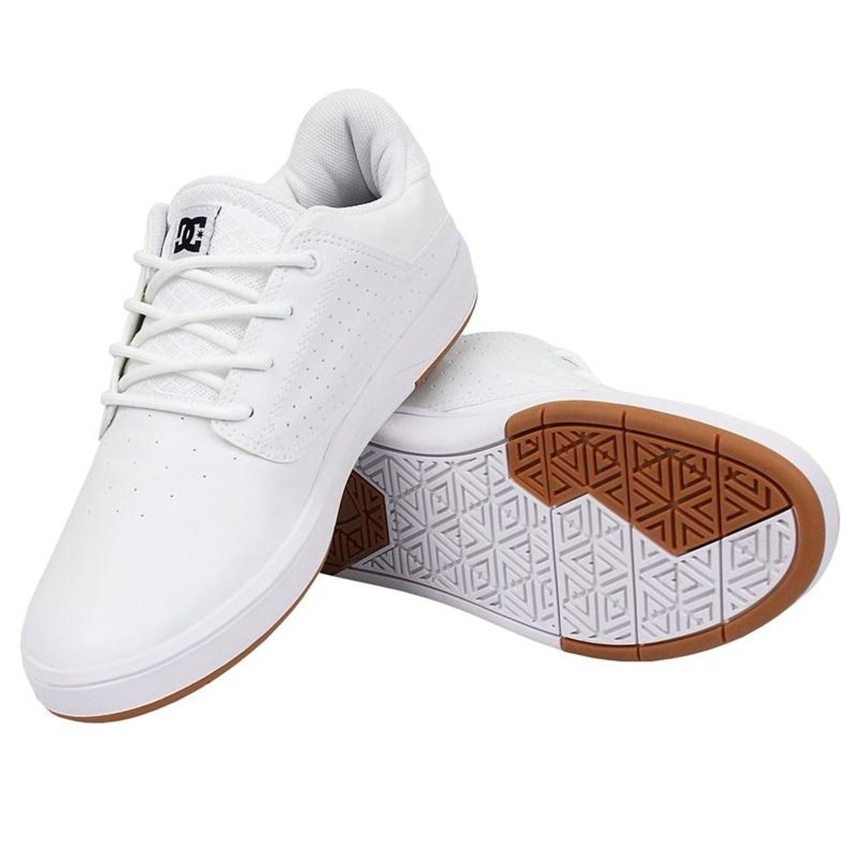 tenis dc branco masculino