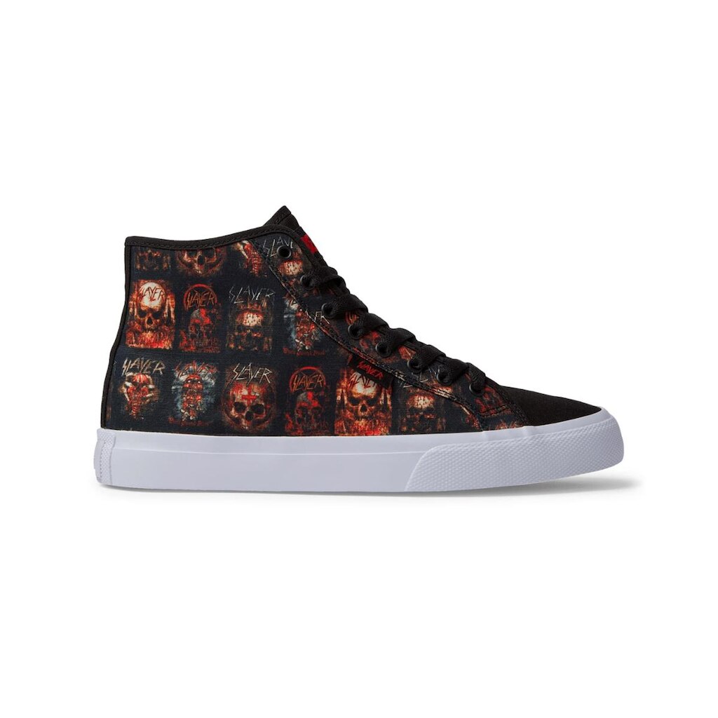 Tênis DC Shoes Slayer Manual Hi Black/White Print