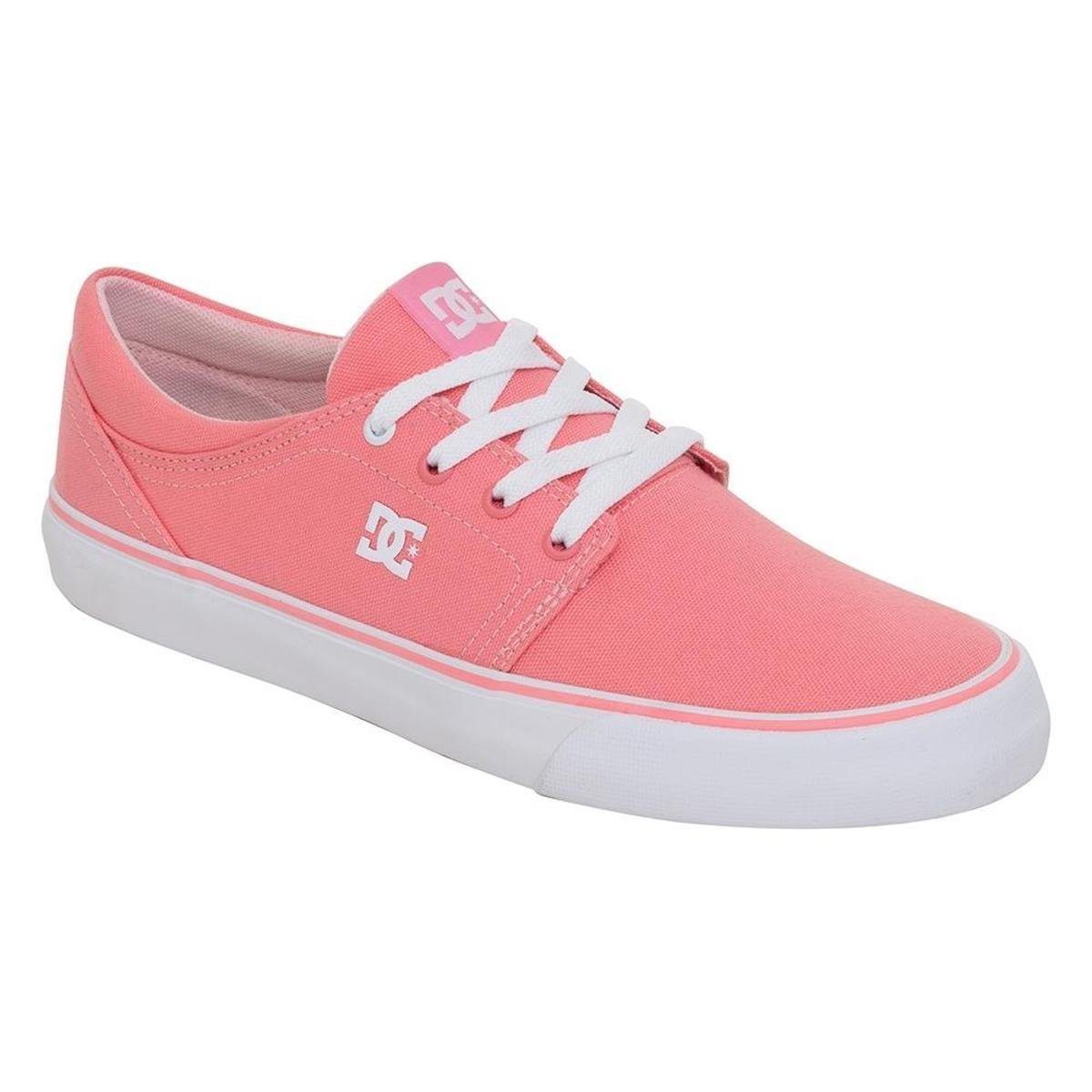 tenis dc trase tx rosa