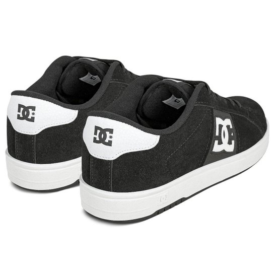Tênis DC Shoes Unissex Camurça Striker Cup | Black White Cor:;Tamanho:38