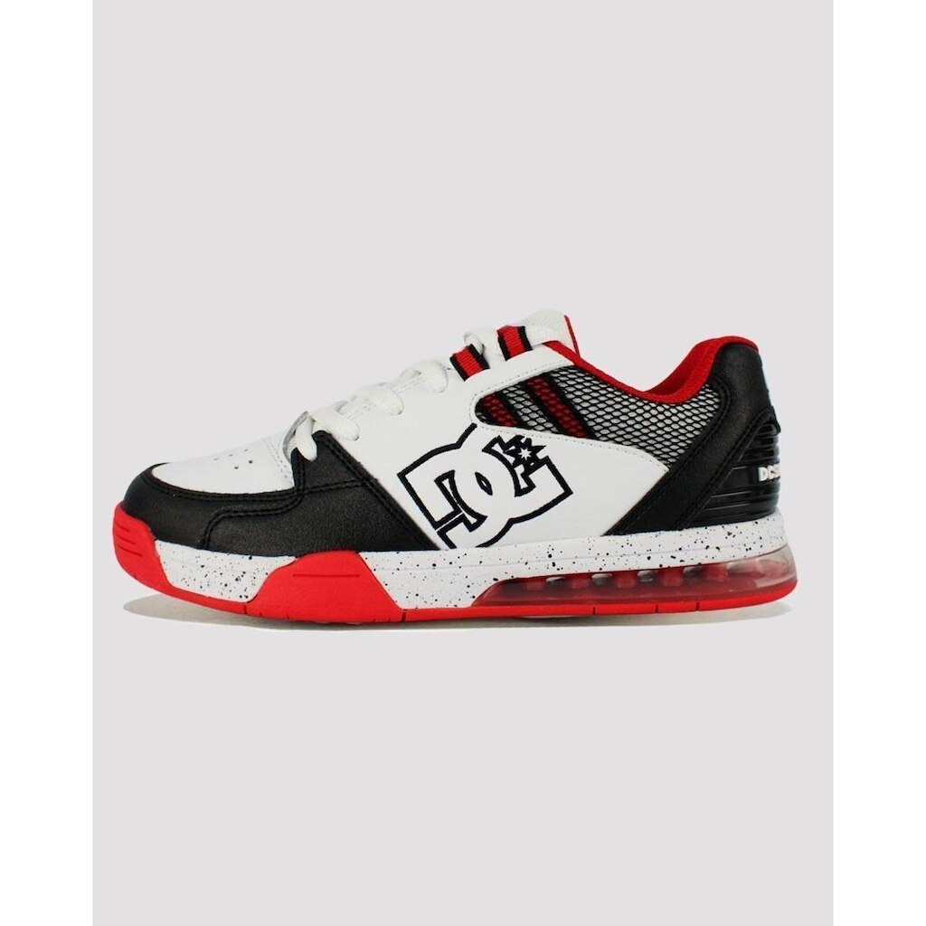 Tênis DC Shoes Versatile LE - White/ Black/ Athletic Red