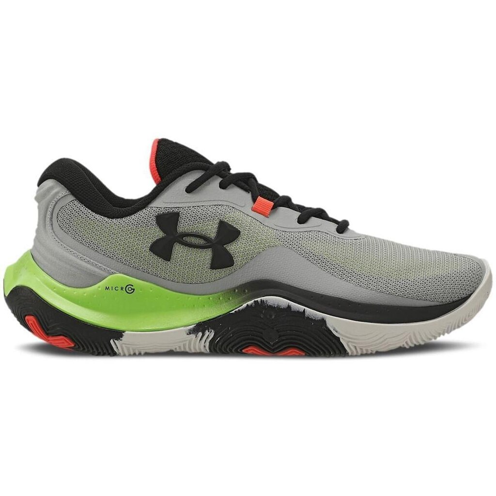 Tênis de Basquete Masculino Under Armour Buzzer 2 48 Cinza