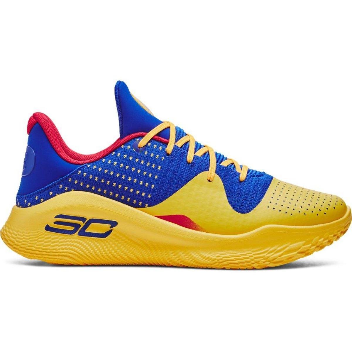 Tênis de Basquete Masculino Under Armour Curry 4 Low Flotro Menor preço em Tênis de Basquete Masculino Under Armour Curry 4 Low Flotro