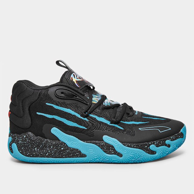 Tênis de Basquete Puma NBA MB 03 Blue Hive - Preto | Netshoes