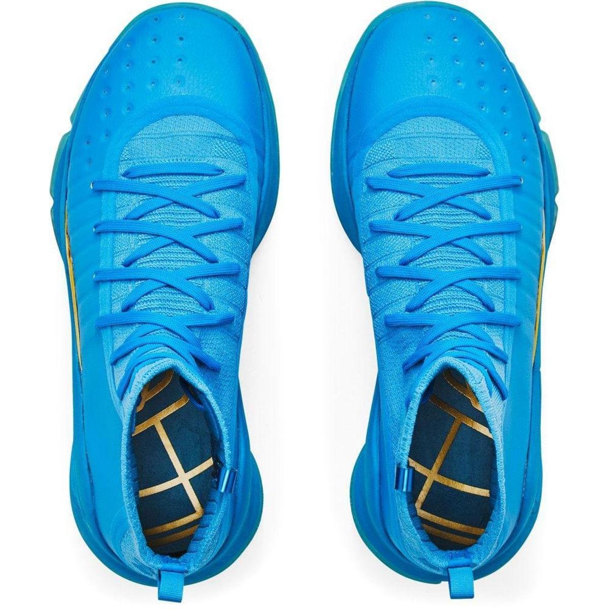 Tênis de Basquete Under Armour Curry 4 Retrô - Azul | Netshoes