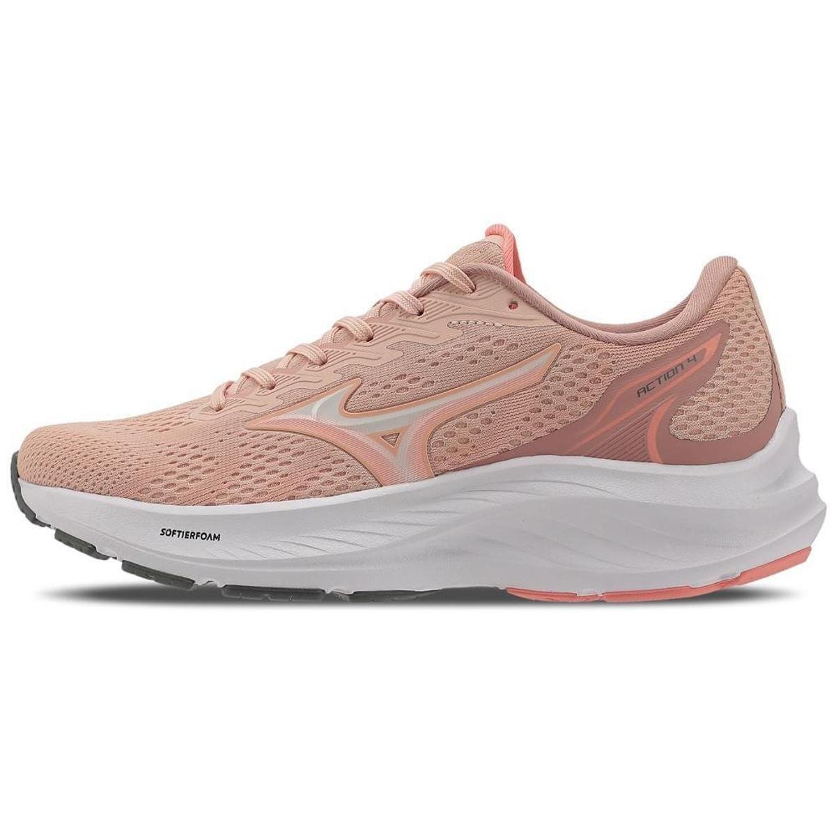 Tênis de Corrida Feminino Mizuno Action 4 40 Rosa Menor preço em Tênis de Corrida Feminino Mizuno Action 4 40 Rosa