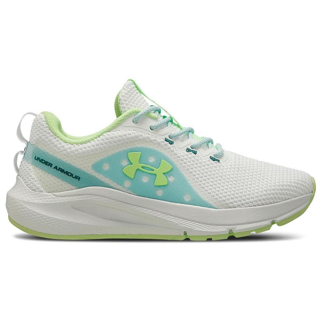 Tênis de Corrida Feminino Under Armour Charged Surpass Branco+Verde Netshoes Tênis de Corrida Feminino Under Armour Charged Surpass Branco+Verde Netshoes