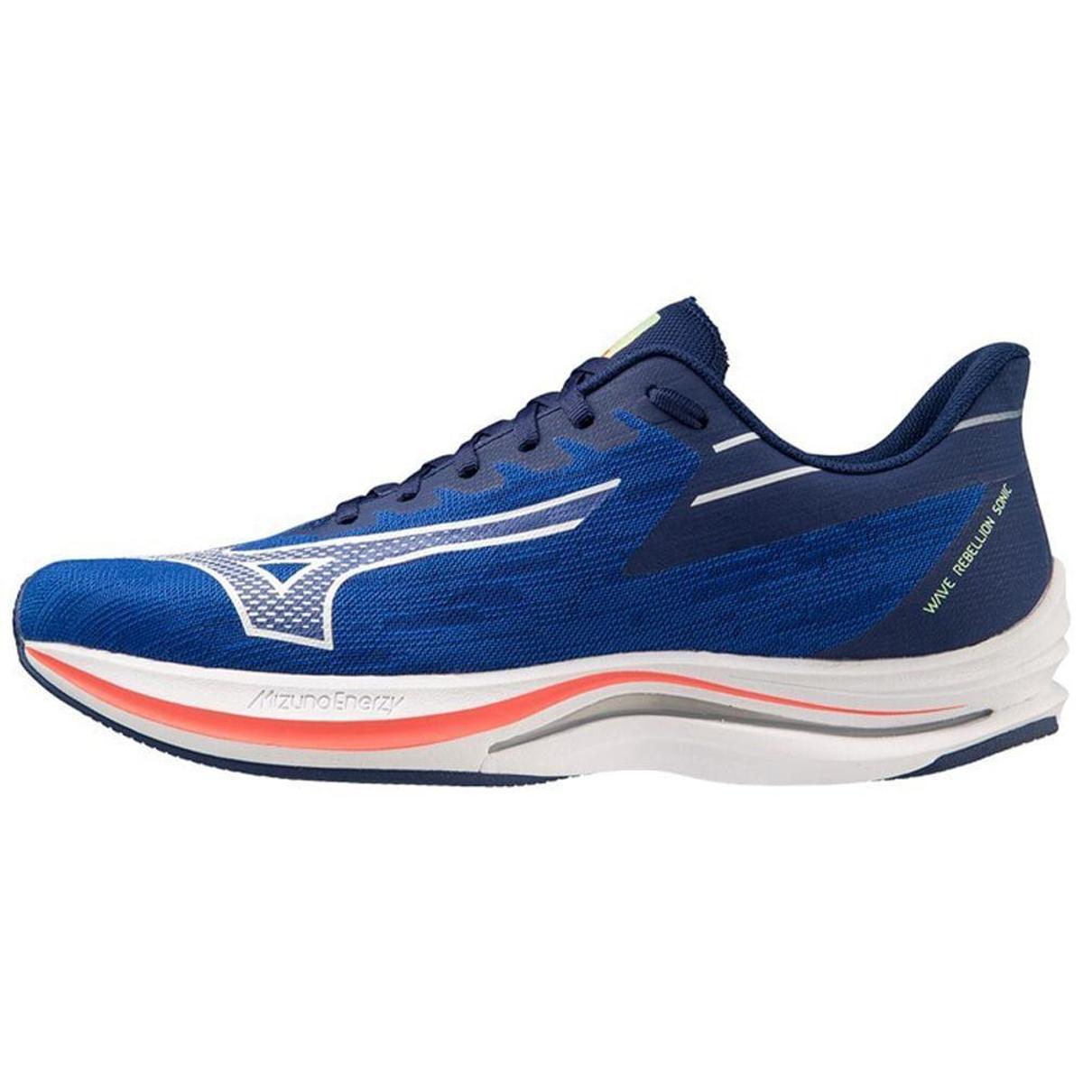 Tênis de Corrida Masculino Mizuno Wave Rebellion Sonic Menor preço em Tênis de Corrida Masculino Mizuno Wave Rebellion Sonic