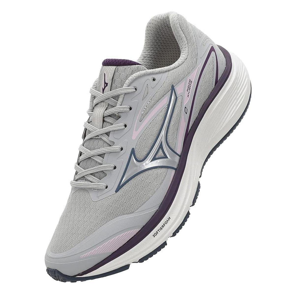 Tênis de Corrida Mizuno Atlantis 2 Feminino - Cinza | Netshoes