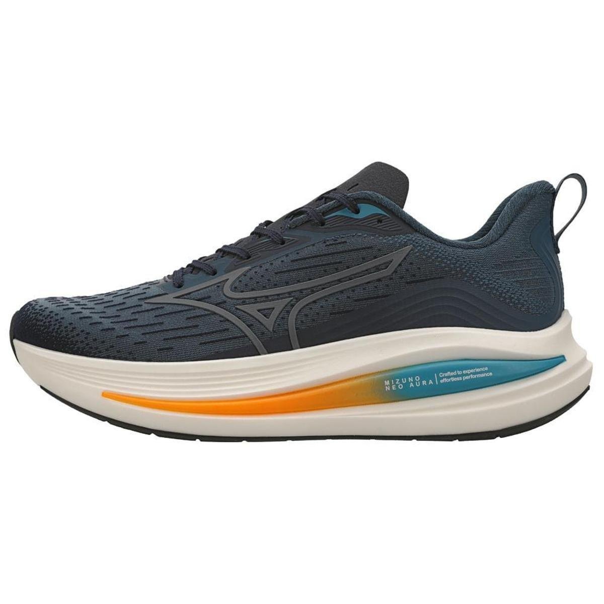 Tênis de Corrida Mizuno Neo Aura Masculino - Azul | Netshoes