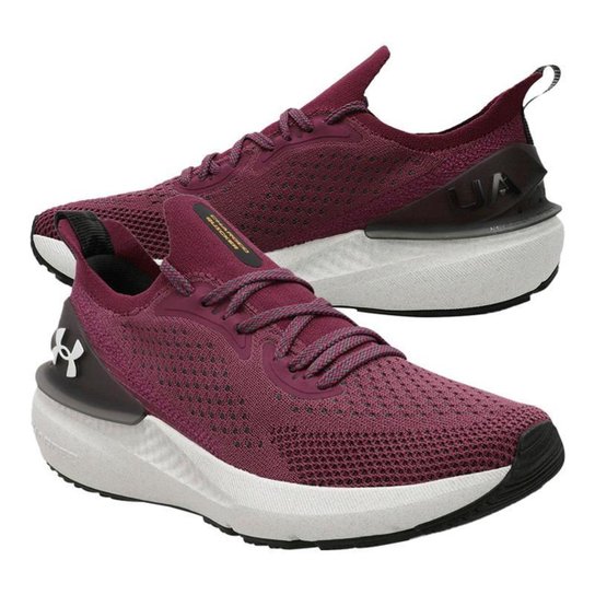 Tênis de Corrida Under Armour Charged Quicker Feminino Vinho