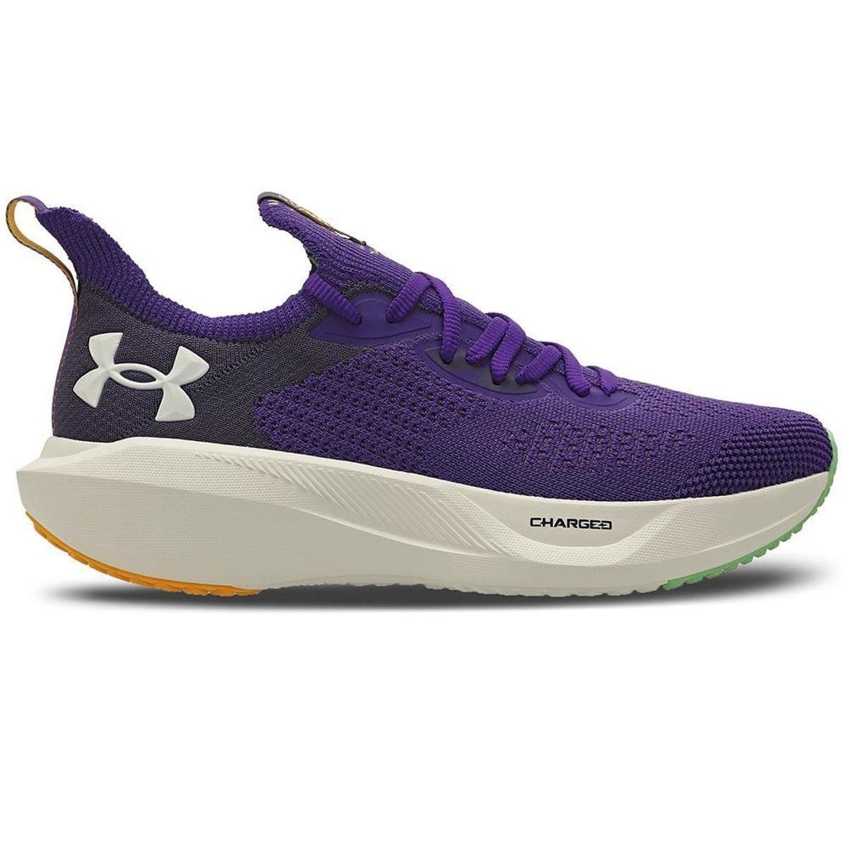 Tênis de Corrida Under Armour Charged Slight 3 41 Roxo Menor preço em Tênis de Corrida Under Armour Charged Slight 3 41 Roxo