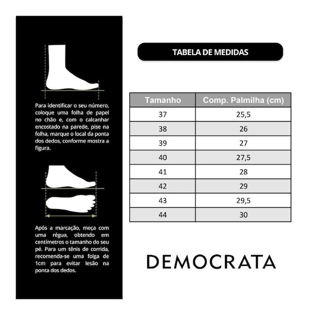 Tênis De Couro Democrata Masculino Denim Mike 240601