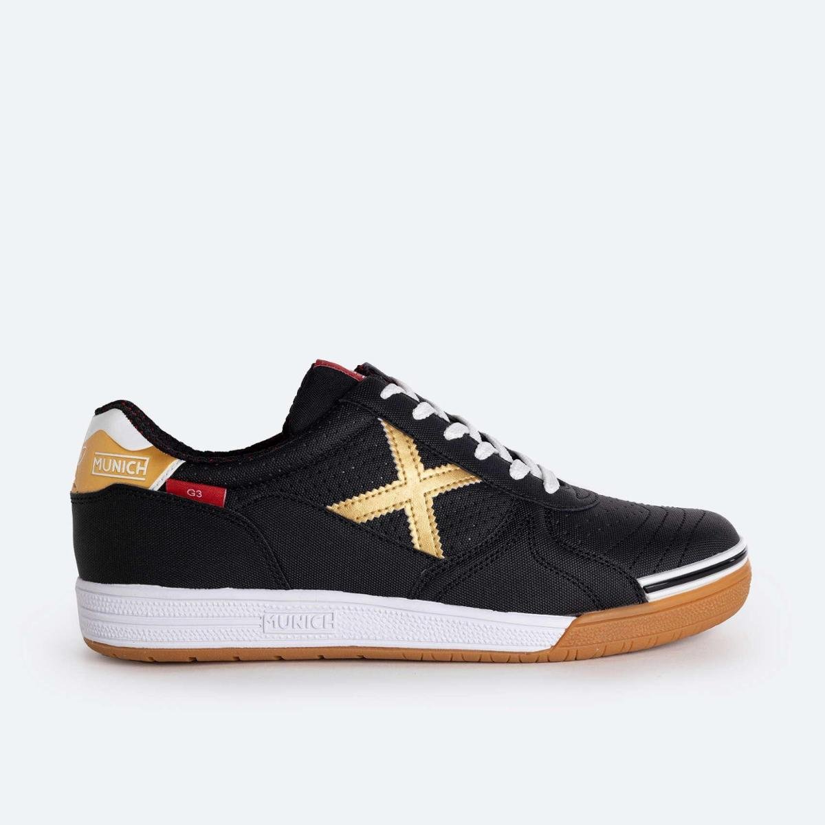 Tênis de Futsal Munich G3 Profit 356 Preto Netshoes