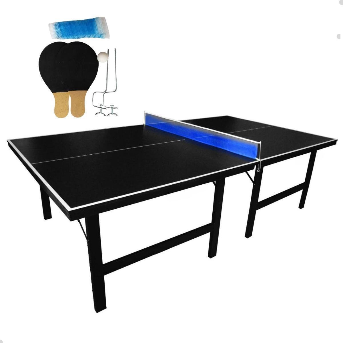 Tenis de Mesa Oficial Ping Pong 15mm Kit Rede Raquete Bola MDF Sports Menor preço em Tenis de Mesa Oficial Ping Pong 15mm Kit Rede Raquete Bola MDF Sports