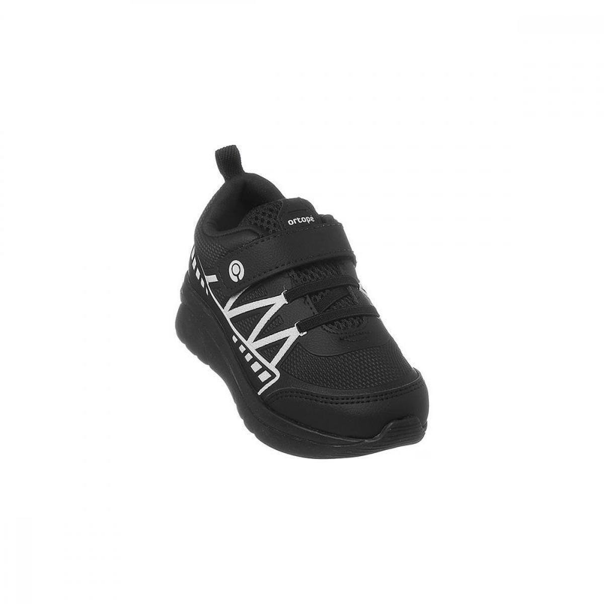 Tênis de Rodinha Infantil Ortopé Preto e Branco Menor preço em Tênis de Rodinha Infantil Ortopé Preto e Branco