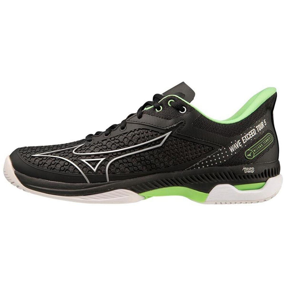 Tênis de Tennis Mizuno Wave Exceed Tour 5 All Court - Preto | Netshoes