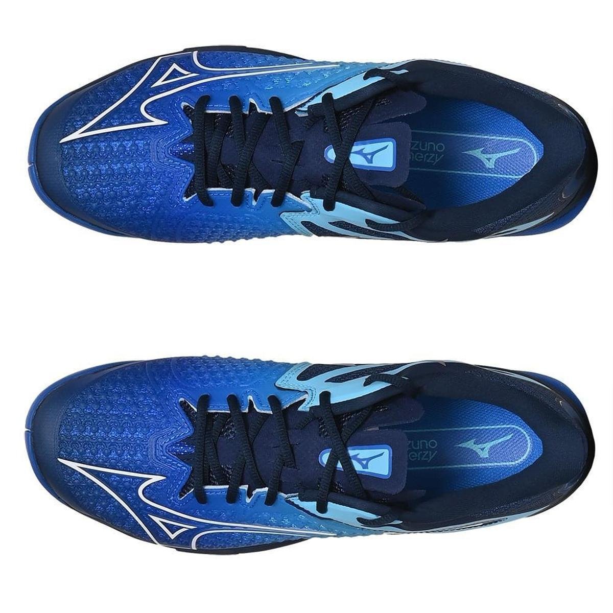 Tênis de Tennis Mizuno Wave Exceed Tour 6 All Court 34 Azul - Azul