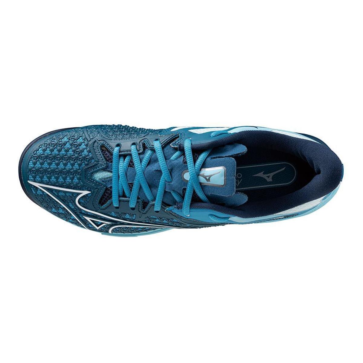 Tênis de Tennis Mizuno Wave Exceed Tour 6 Clay Court - Azul | Netshoes