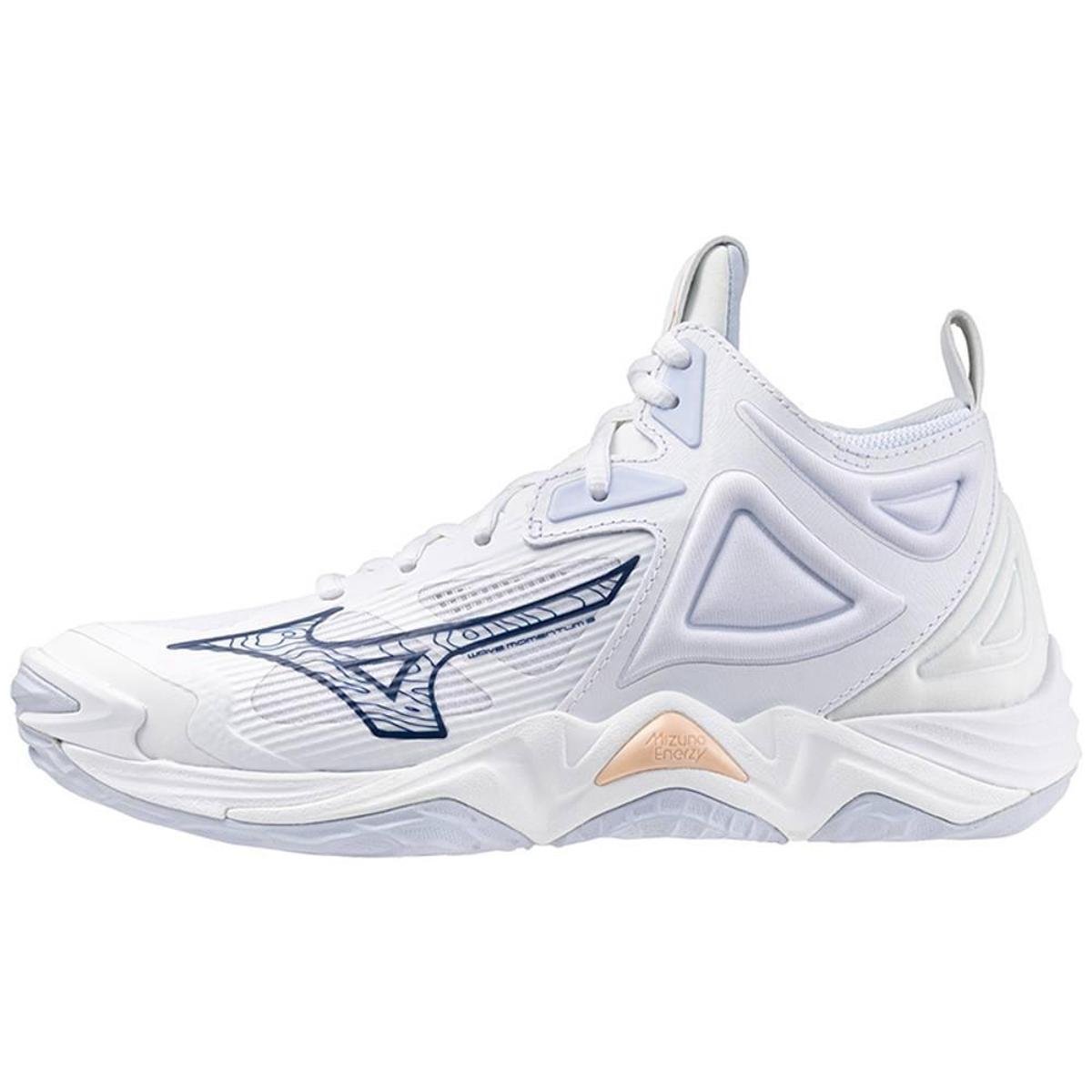 Tênis de Vôlei Feminino Mizuno Wave Momentum 3 Mid Menor preço em Tênis de Vôlei Feminino Mizuno Wave Momentum 3 Mid