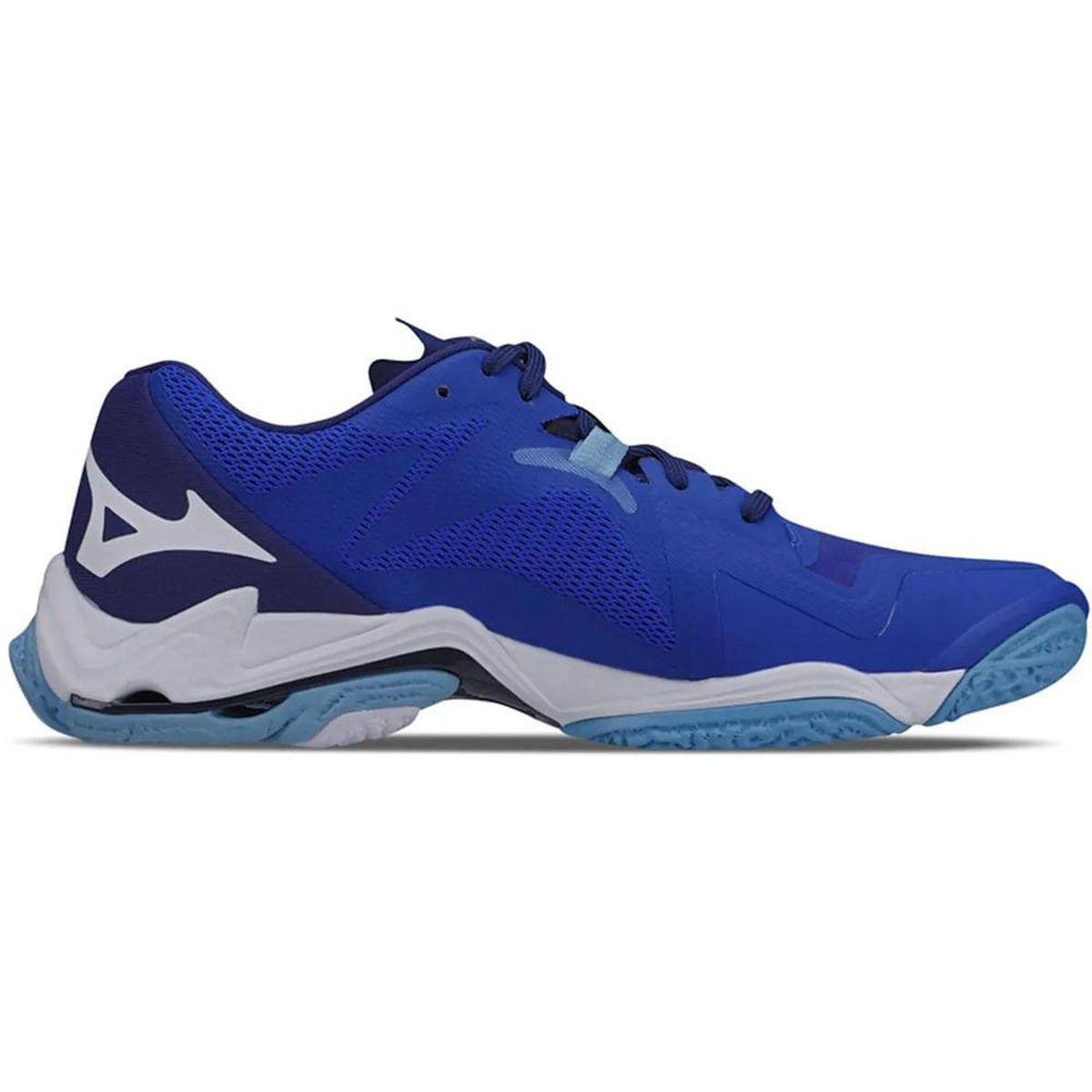 Tênis De Vôlei Miz Wave Lightning Z8 Masculino - Azul+Branco