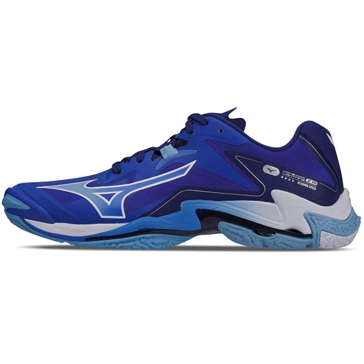 Tênis De Vôlei Miz Wave Lightning Z8 Masculino - Azul+Branco