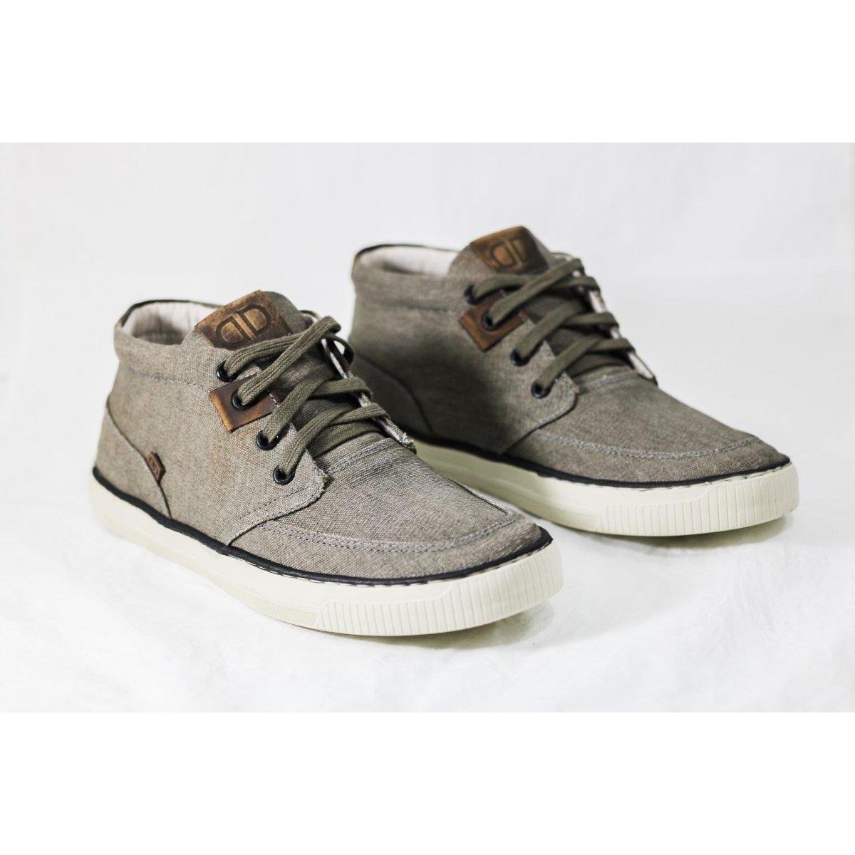 sapatenis cano alto masculino democrata