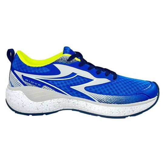 Tênis Diadora Giove Masculino - Azul+amarelo Menor preço em Tênis Diadora Giove Masculino - Azul+amarelo