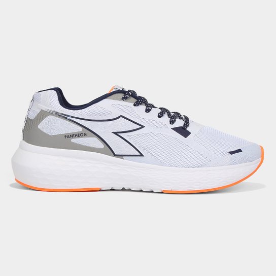 Tênis Diadora Pantheon Masculino - Branco+Marinho Menor preço em Tênis Diadora Pantheon Masculino - Branco+Marinho