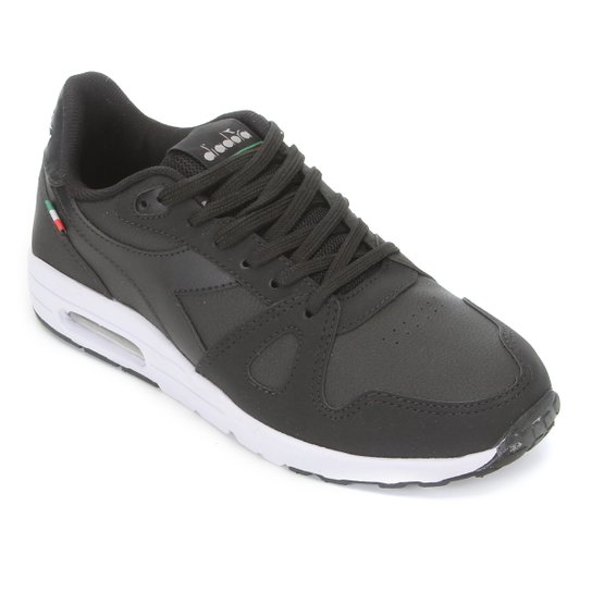 Tênis Diadora Steel L Masculino - Preto+Branco Menor preço em Tênis Diadora Steel L Masculino - Preto+Branco