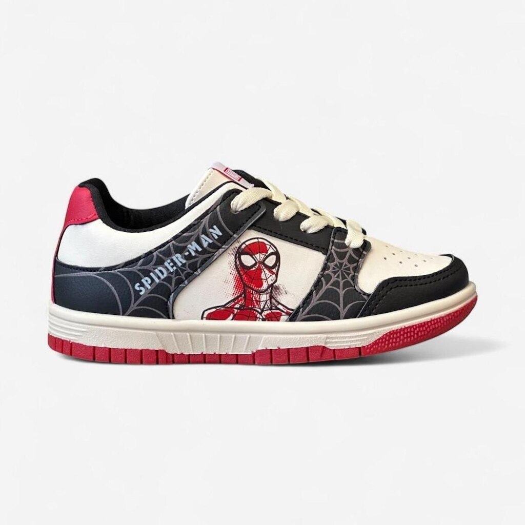 Tênis Disney Marvel Homem-Aranha Infantil Branco