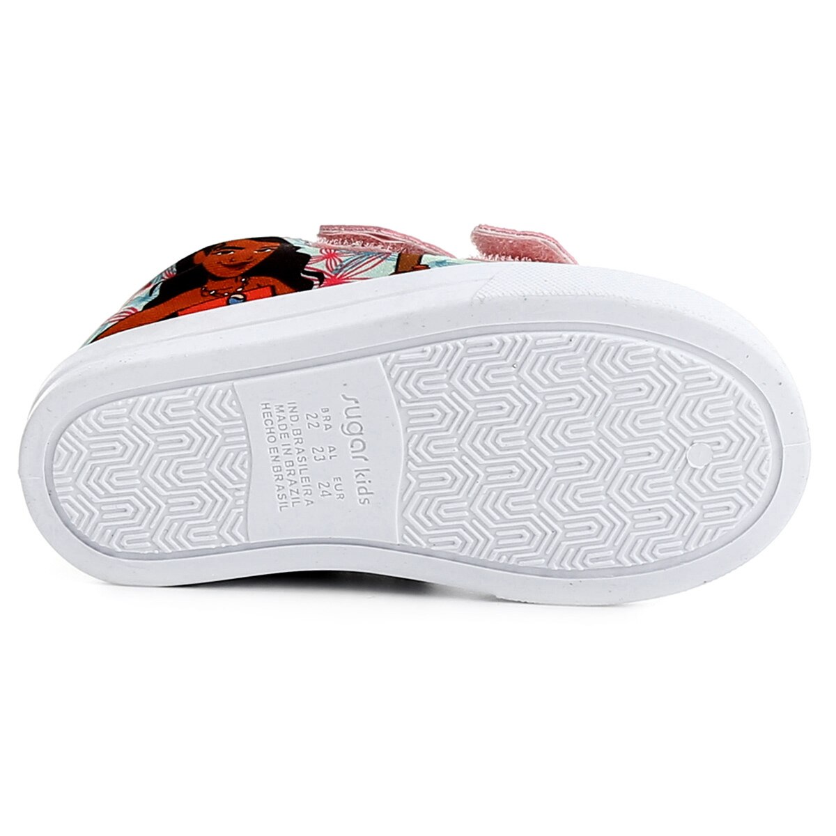 Tênis Disney Moana Velcro Menina - Azul | Netshoes