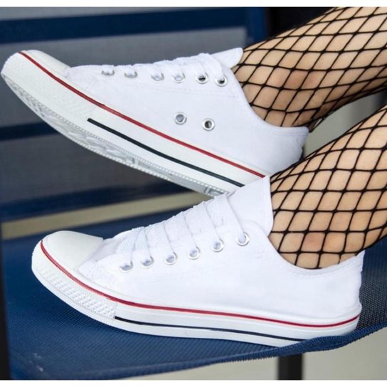 TENIS DS STAR CASUAL LEVE E CONFORTÁVEL COURINO - Branco Menor preço em TENIS DS STAR CASUAL LEVE E CONFORTÁVEL COURINO - Branco