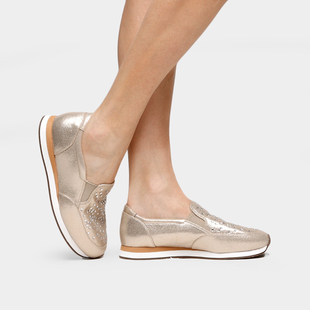 tenis dumond dourado