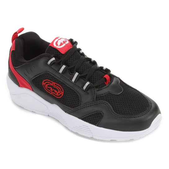 Tênis Ecko NT10602 Masculino - Preto e Vermelho Menor preço em Tênis Ecko NT10602 Masculino - Preto e Vermelho