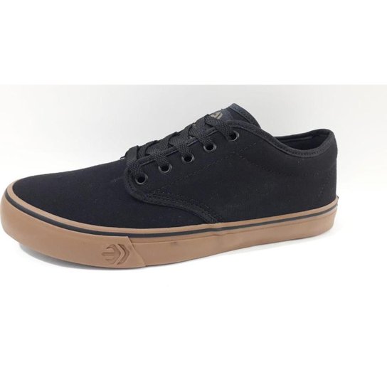 Tênis Edge Vibe Lona Skatista Masculino - Preto Menor preço em Tênis Edge Vibe Lona Skatista Masculino - Preto