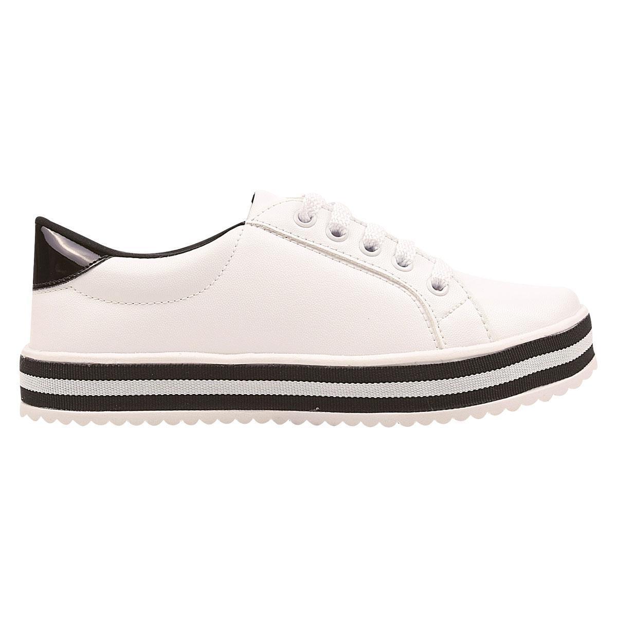 Tênis Eleganteria Sapatenis Casual Tecido Feminino | Netshoes