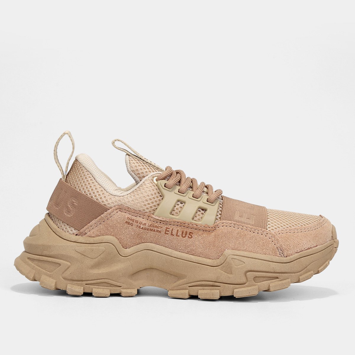 Tênis Ellus Trekking Masculino Cáqui Netshoes