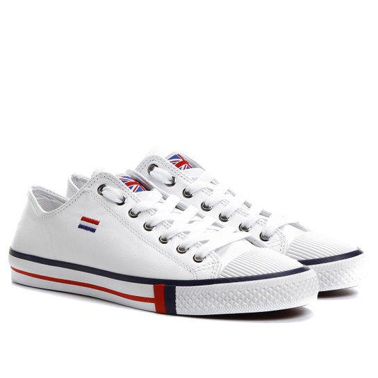 Tênis England Leeds Bandeira - Branco