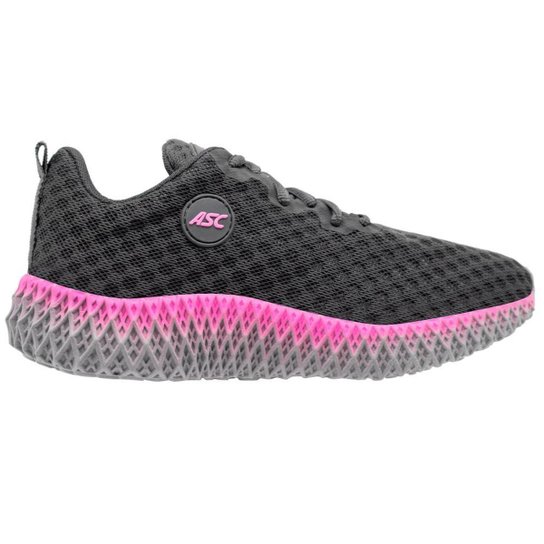 Tenis Esporte Casual Feminino Em Tecido Com Tramas e Solado Microexpandido 3D - Grafite Menor preço em Tenis Esporte Casual Feminino Em Tecido Com Tramas e Solado Microexpandido 3D - Grafite