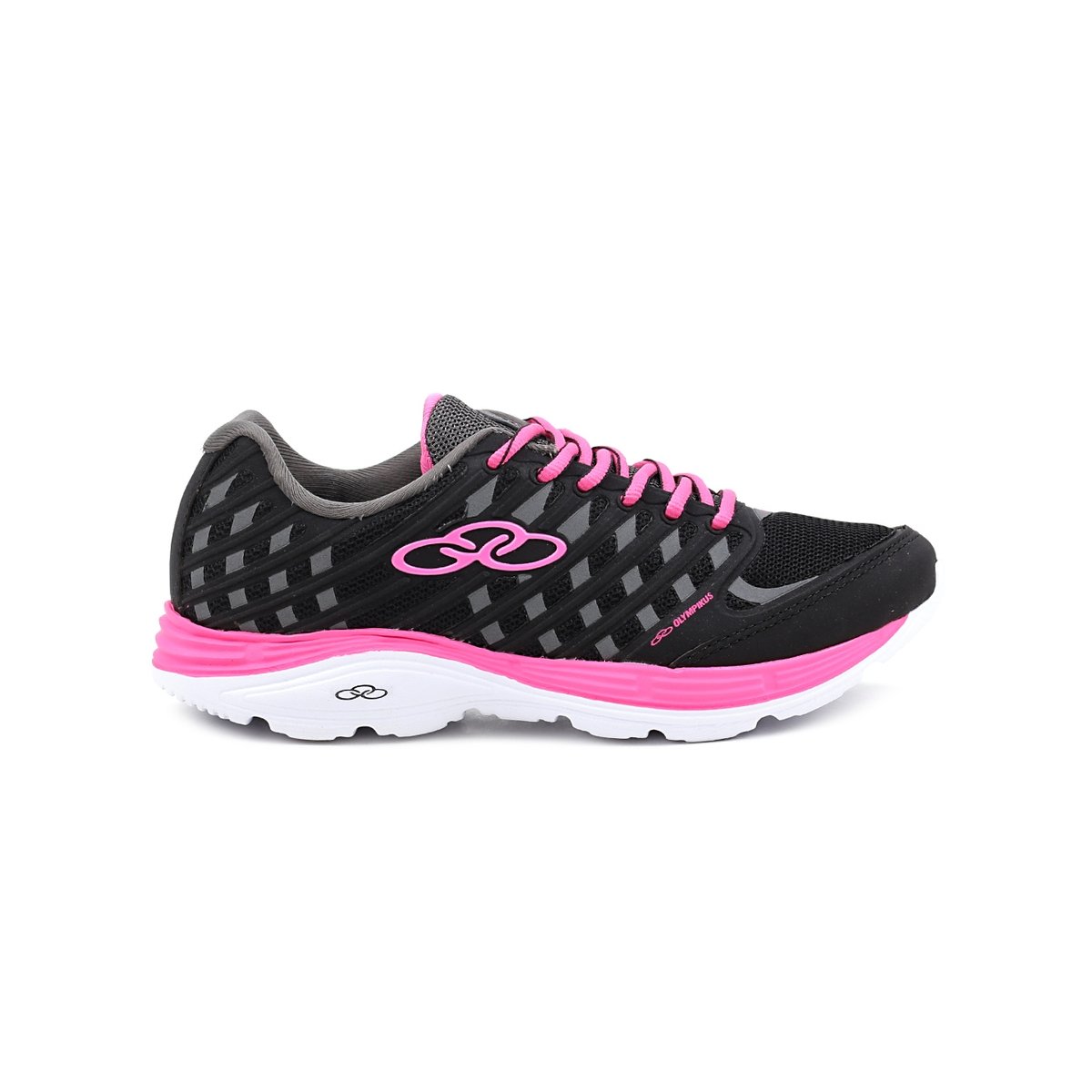 tenis olympikus flix preto rosa