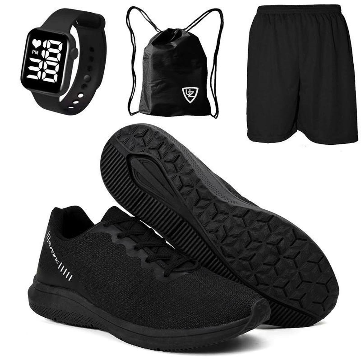 Tenis Esportivo 2000 Masculino Feminino Corrida Academia Leve Novo + Relogio Short Mochila Menor preço em Tenis Esportivo 2000 Masculino Feminino Corrida Academia Leve Novo + Relogio Short Mochila