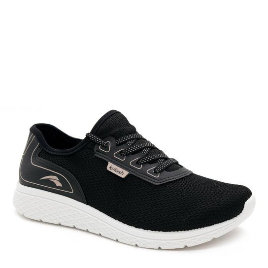 Tênis Esportivo Feminino Kolosh K4064-01 Preto - Preto Menor preço em Tênis Esportivo Feminino Kolosh K4064-01 Preto - Preto