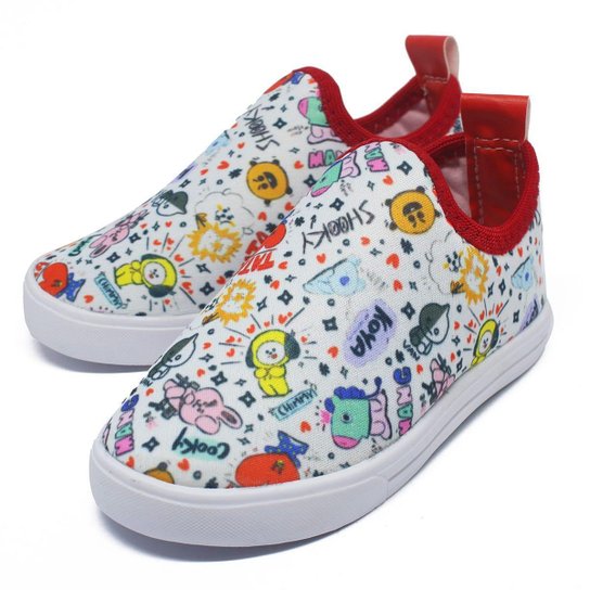 Tenis Esportivo Infantil Sapato Criança Escolar Tenis Meia Menino Menina Confortavel - Branco Menor preço em Tenis Esportivo Infantil Sapato Criança Escolar Tenis Meia Menino Menina Confortavel - Branco