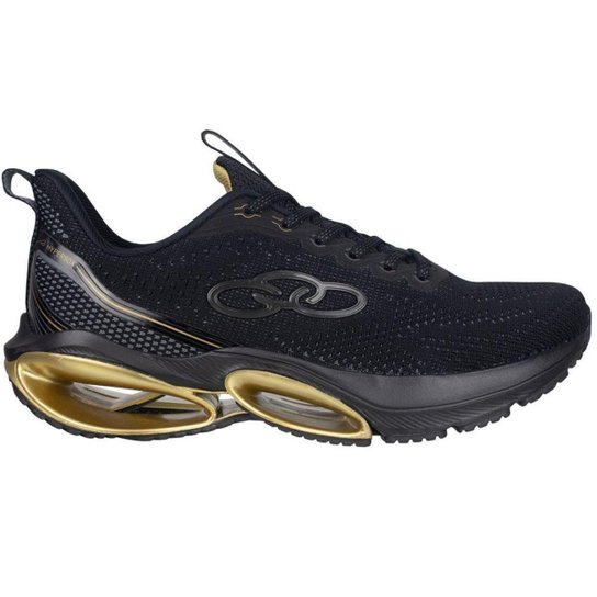 Tênis Esportivo Masculino Olympikus Elo Preto - Preto Menor preço em Tênis Esportivo Masculino Olympikus Elo Preto - Preto
