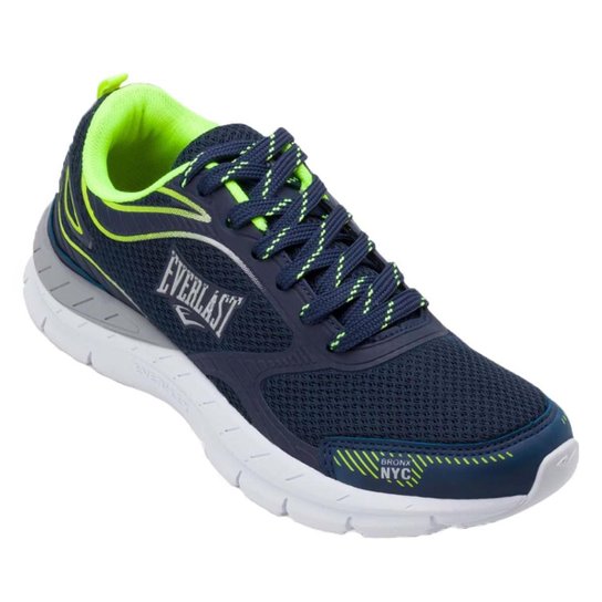 Tênis Everlast Aiko - Marinho+Verde Menor preço em Tênis Everlast Aiko - Marinho+Verde