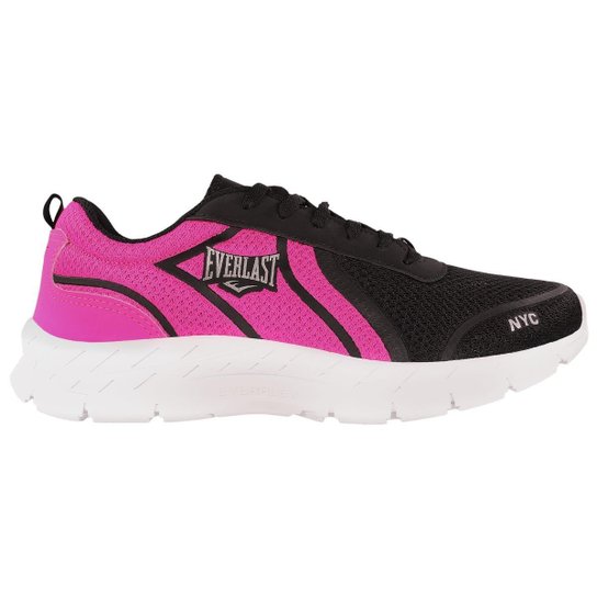 Tênis Everlast Bunker Feminino - Preto+Rosa Menor preço em Tênis Everlast Bunker Feminino - Preto+Rosa