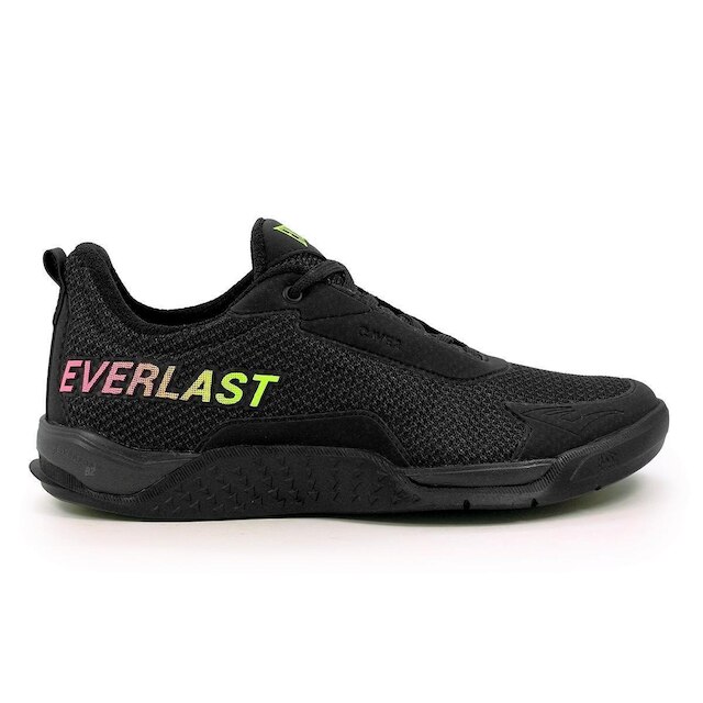 Tênis Everlast Cave II - Preto+Verde Limão Menor preço em Tênis Everlast Cave II - Preto+Verde Limão