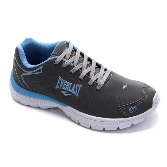Tênis Everlast Chicago Feminino - Cinza+Azul Claro é ruim? Tênis Everlast Chicago Feminino - Cinza+Azul Claro é boa?